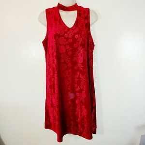 Magnolia Skye Womans Medium Dress Red Velvet